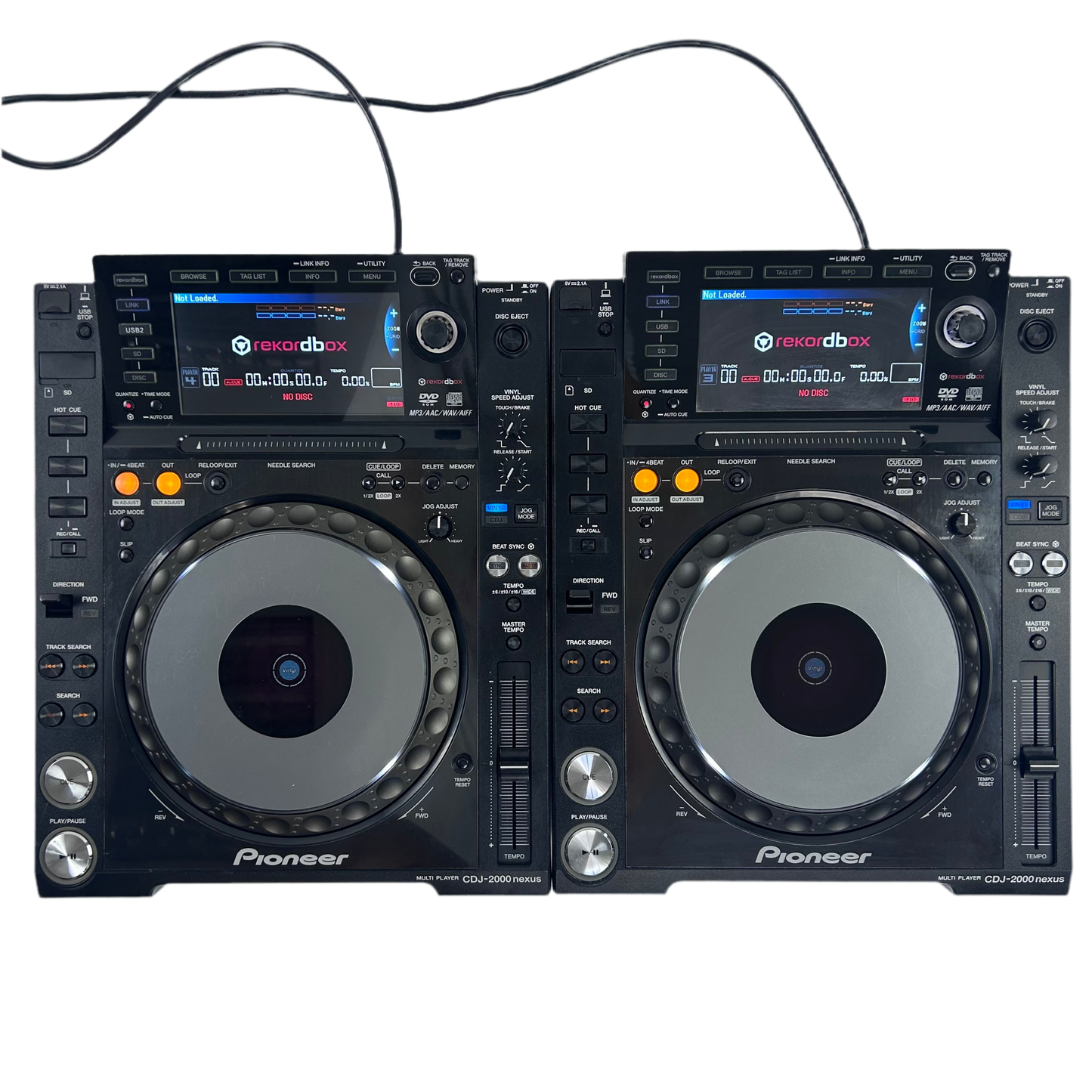 Pioneer CDJ 2000 Nexus Pair NXS - Professional DJ Media Players