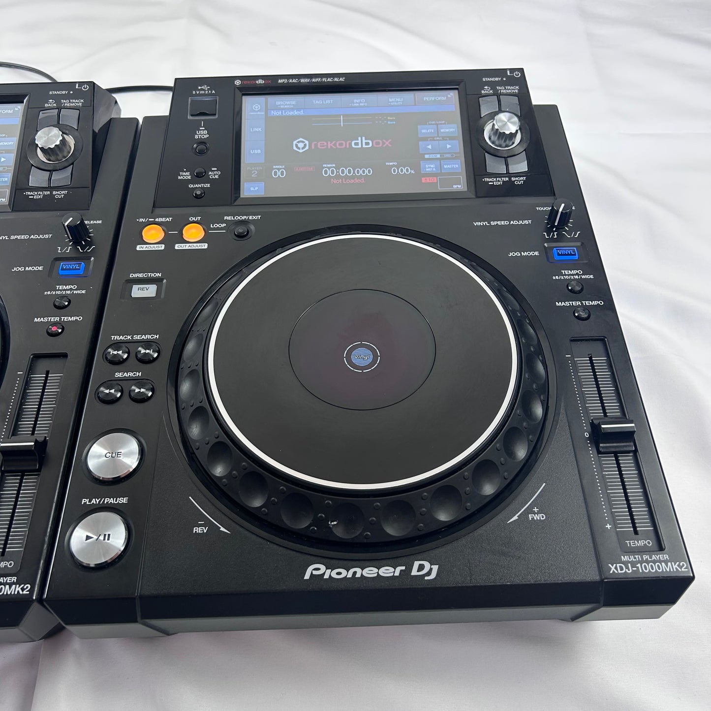 Pioneer XDJ 1000 MK2 Pair - Professional DJ Media Players