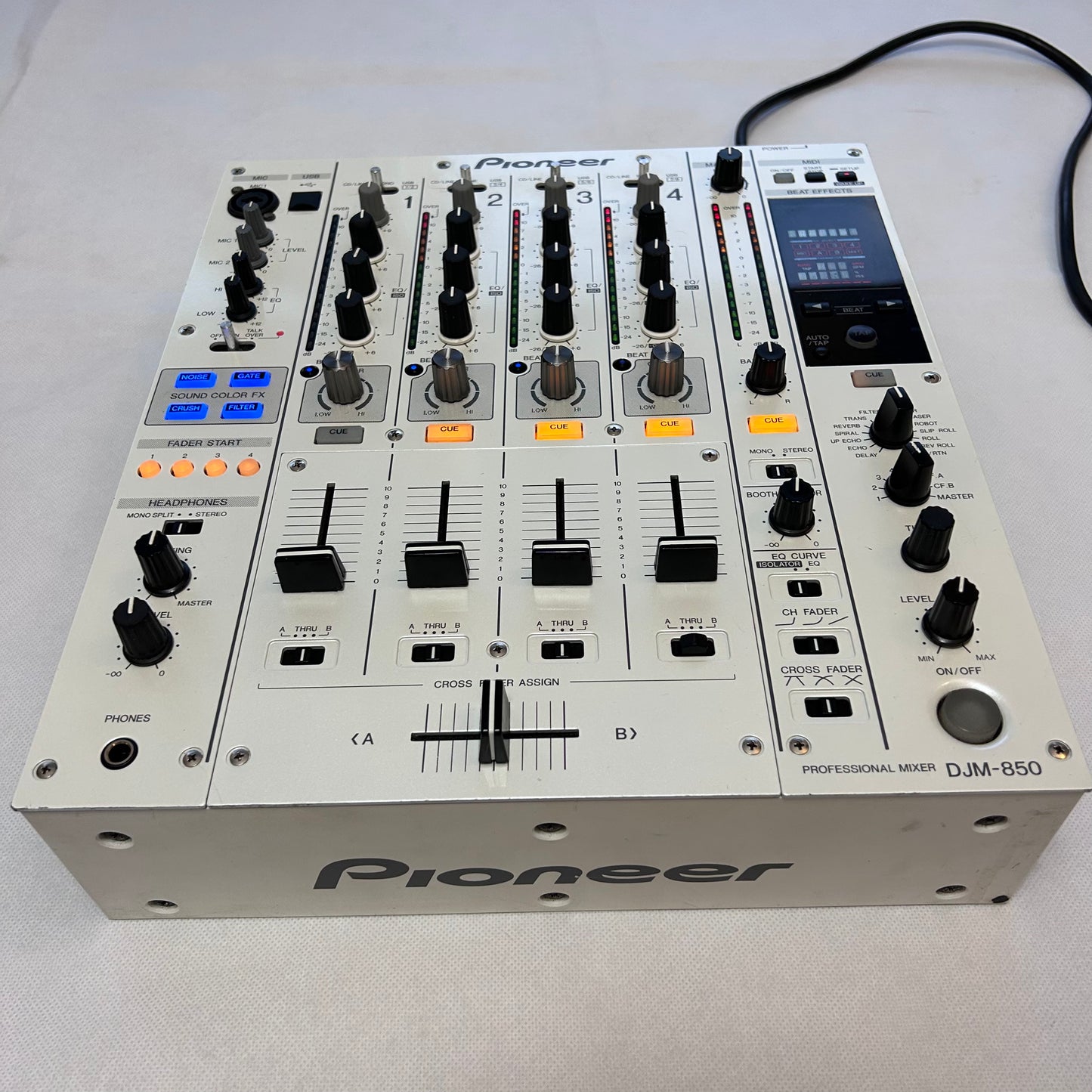 Pioneer DJ DJM 850 W - Professional 4-Channel DJ Mixer - Turntable Trader