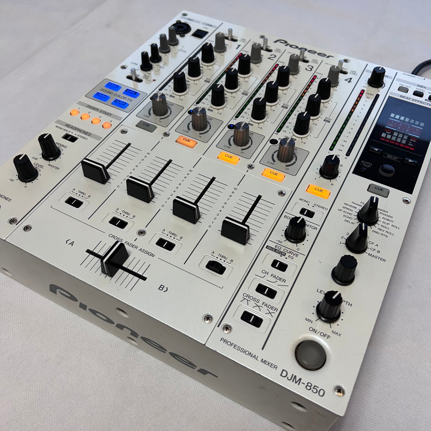 Pioneer DJ DJM 850 W - Professional 4-Channel DJ Mixer - Turntable Trader