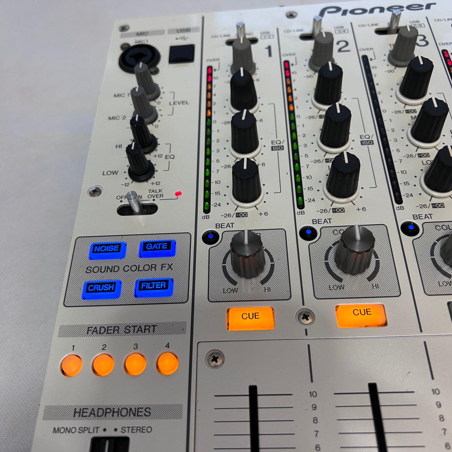 Pioneer DJ DJM 850 W - Professional 4-Channel DJ Mixer - Turntable Trader