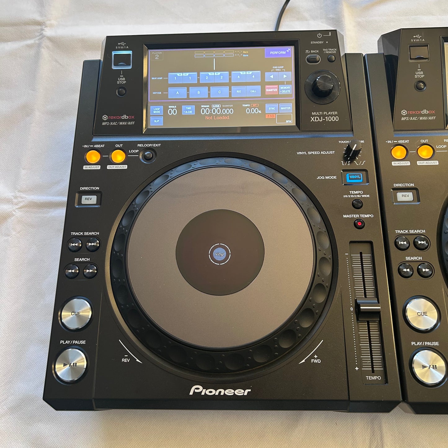 Pioneer XDJ 1000 Pair - Professional DJ Media Players - Turntable Trader