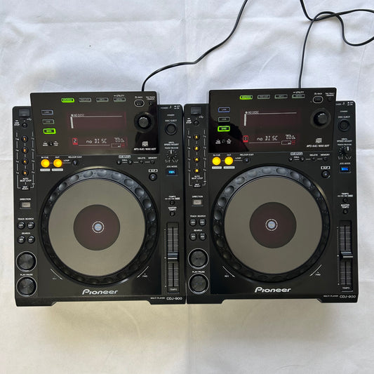 Pioneer CDJ 900 Pair - Professional DJ Media Players - Turntable Trader