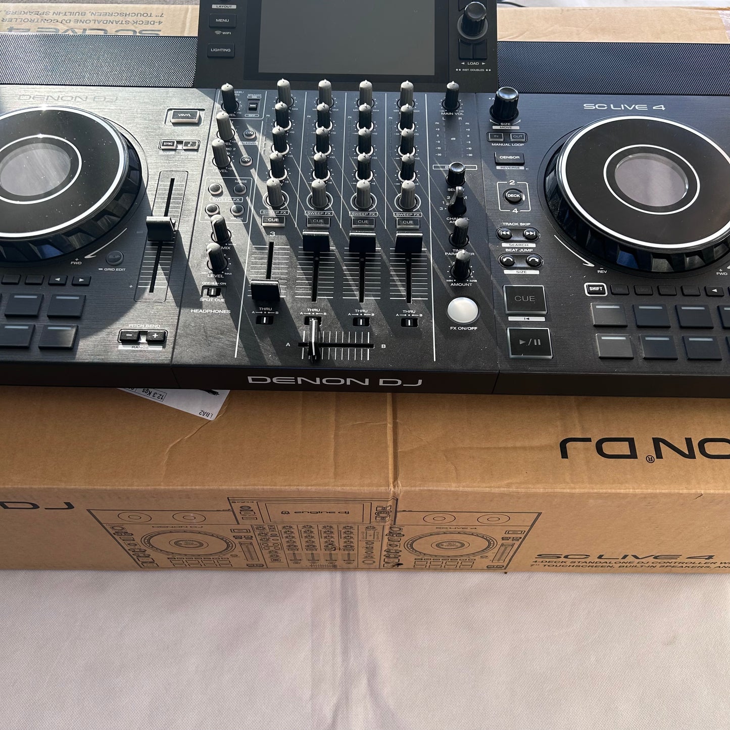 Denon DJ SC LIVE 4 - 4-Channel Standalone DJ Controller - Turntable Trader