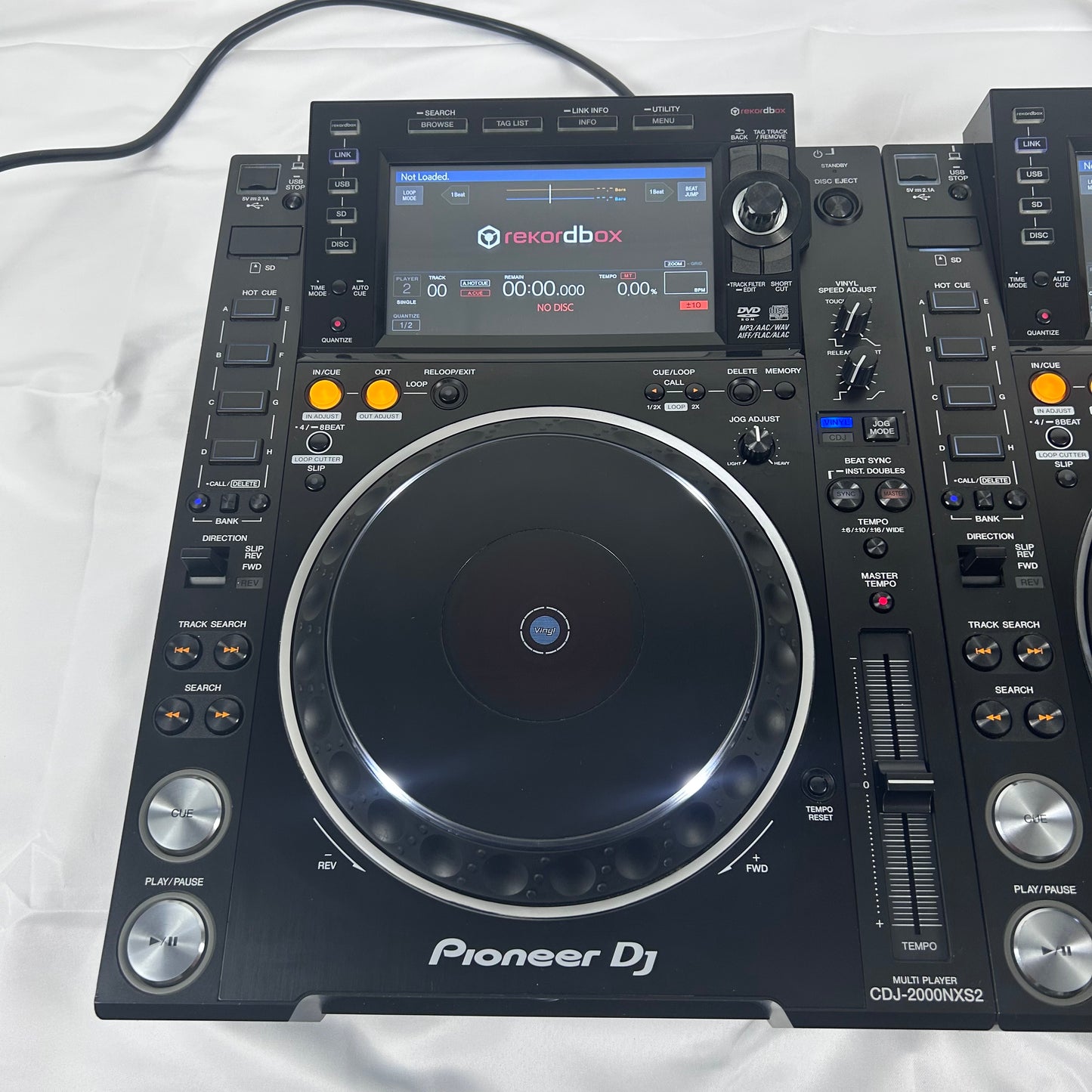 Pioneer CDJ 2000 NXS2 Pair - Professional DJ Media Players