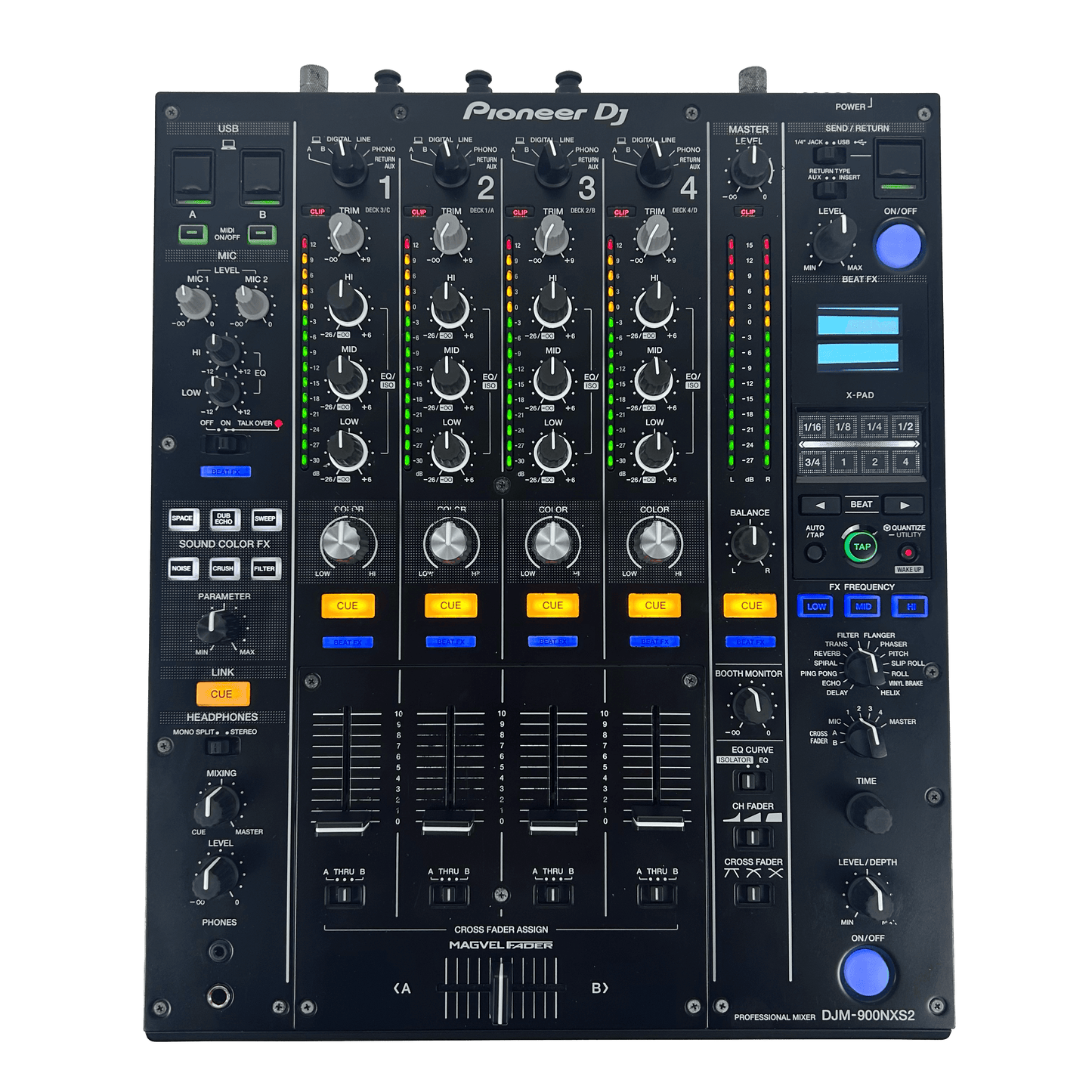 Pioneer DJM 900NXS2 - Professional 4-Channel DJ Mixer