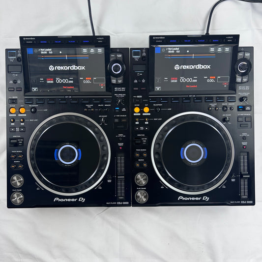 Pioneer CDJ 3000 Pair - Professional Multi-Player Decks