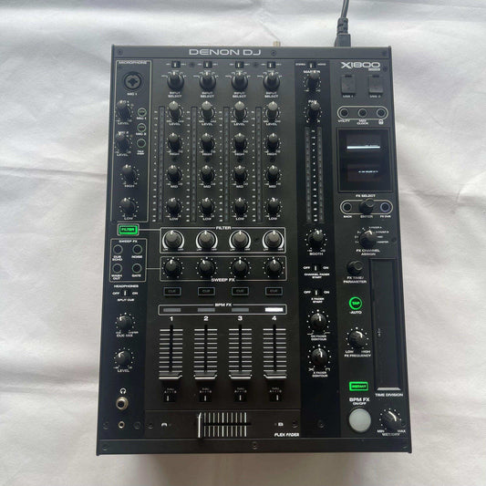 Denon X1800 Prime - 4 - Channel DJ Mixer - Turntable Trader
