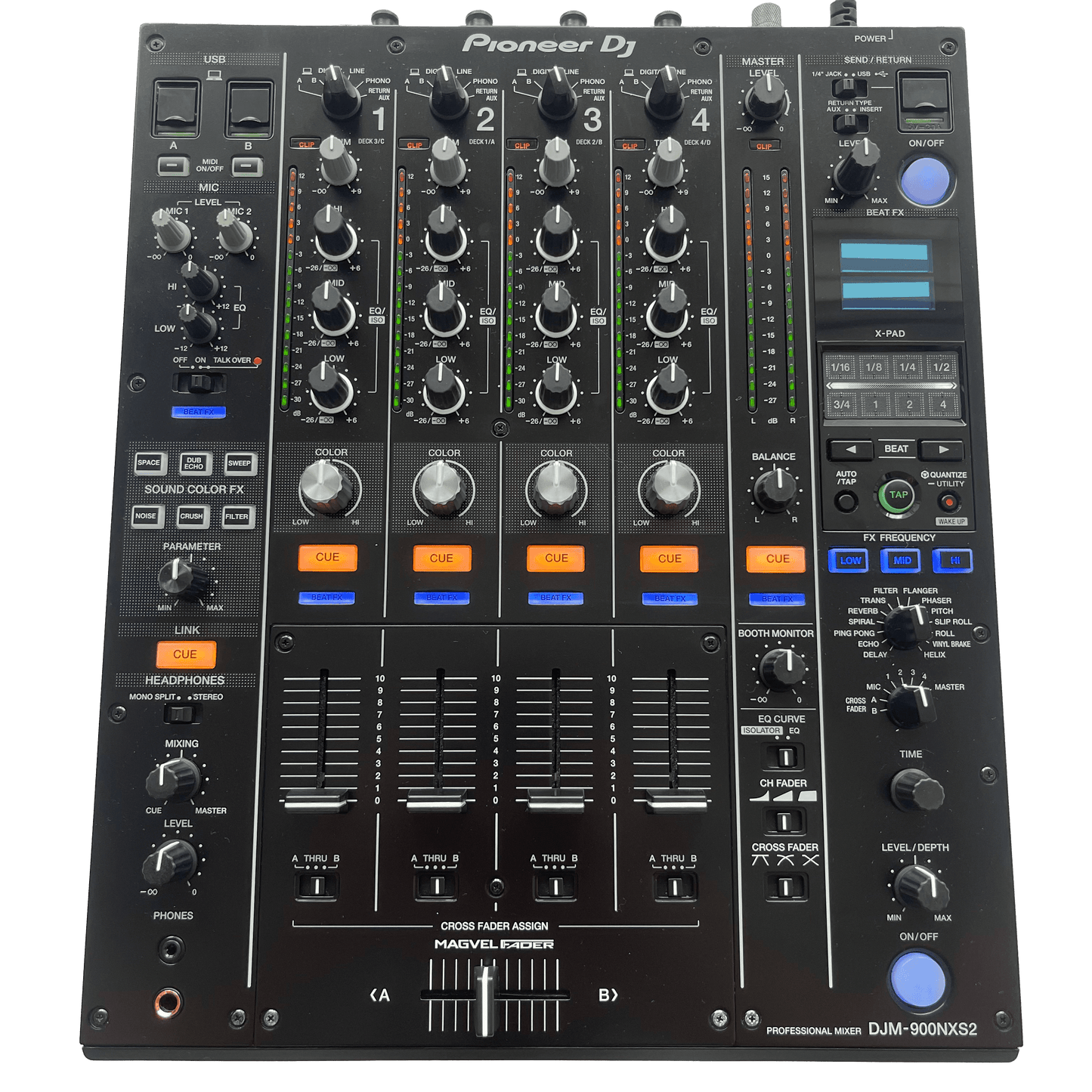 Pioneer DJM 900NXS2 - Professional 4-Channel DJ Mixer
