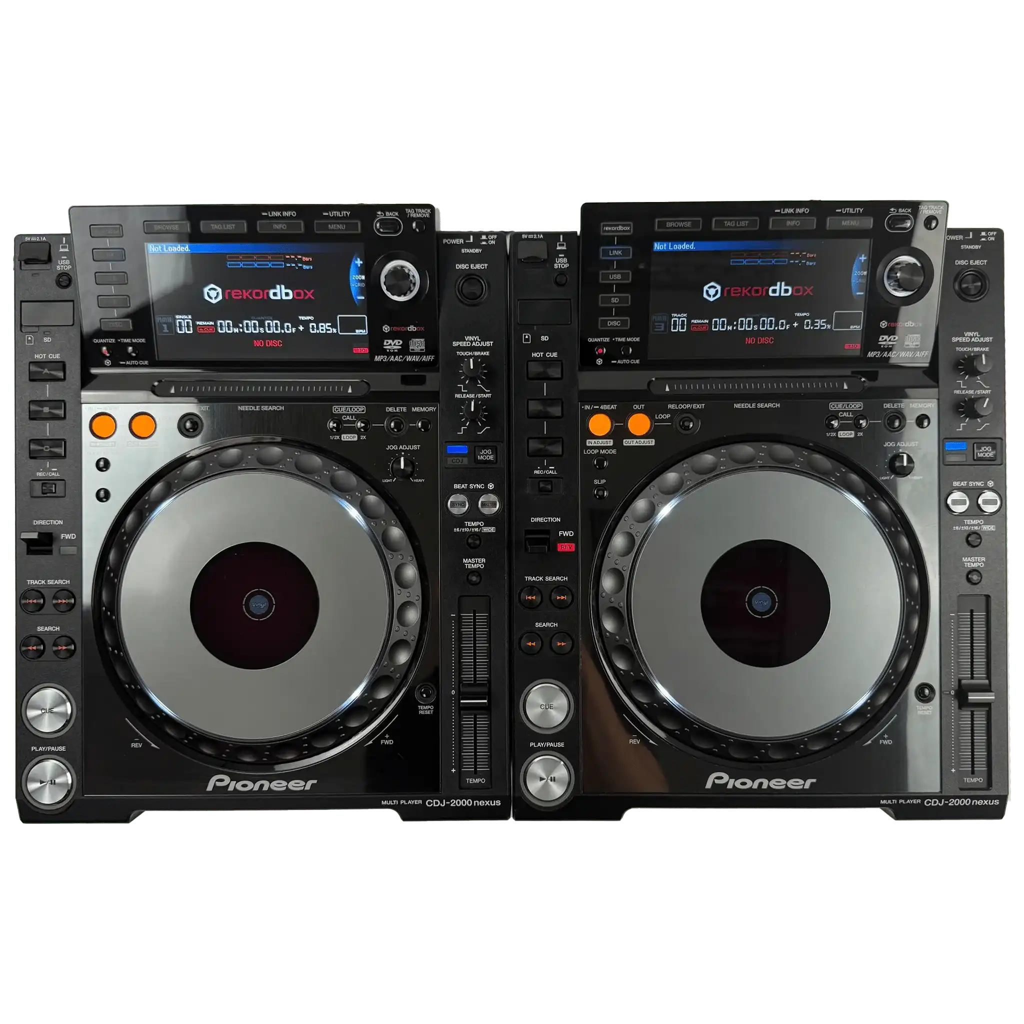 DJ機材 Pioneer CDJ-2000 nexus Pair of Pioneer CDJ 2000 Nexus NXS Players - FREE 24H Shipping
