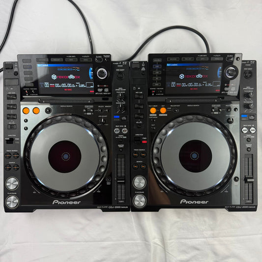 Pioneer CDJ 2000 Nexus Pair NXS - Professional DJ Media Players - Turntable Trader