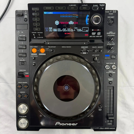 Pioneer CDJ 2000 Nexus - Professional DJ Media Player - Turntable Trader
