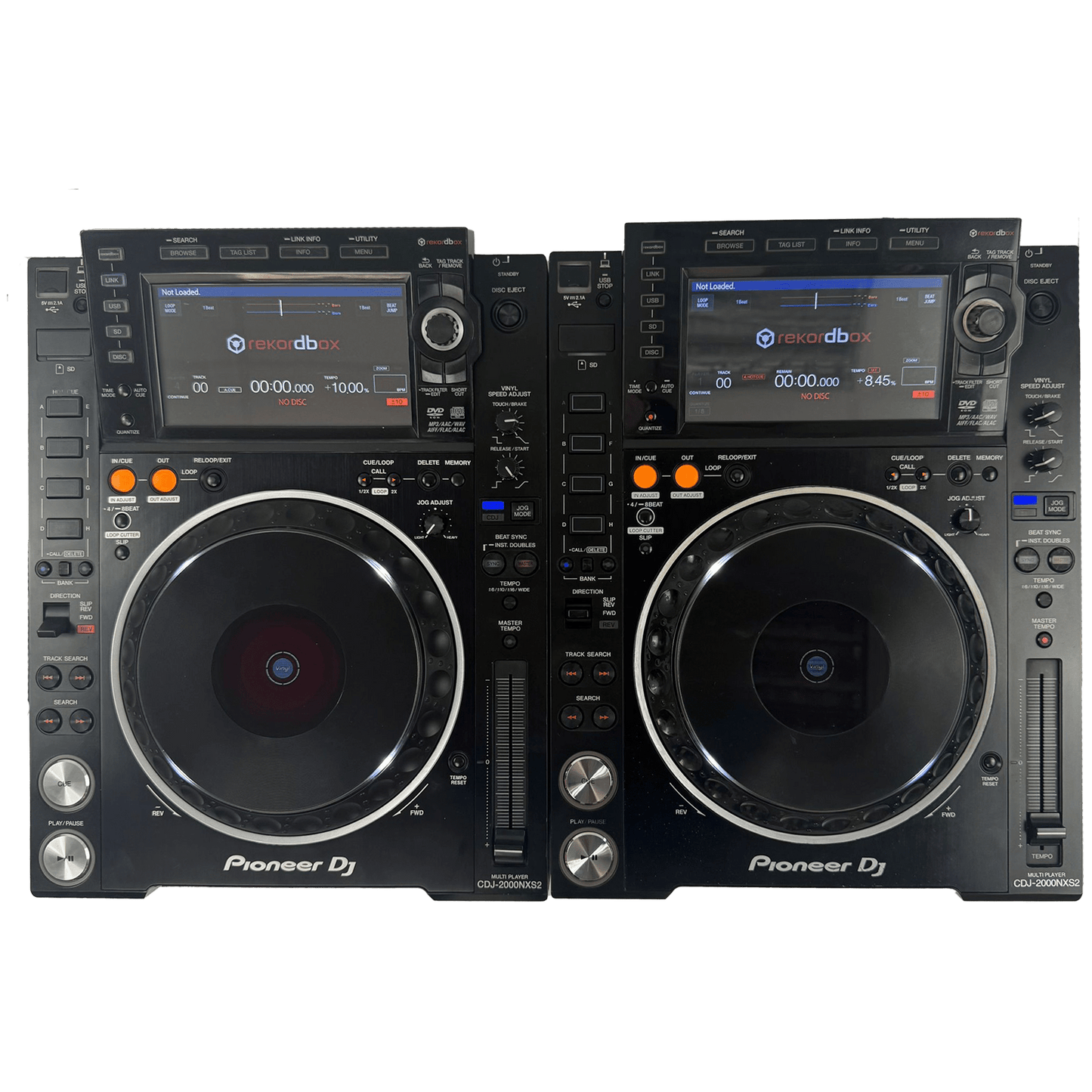 Pioneer CDJ 2000 NXS2 Pair - Professional DJ Media Players - Turntable Trader
