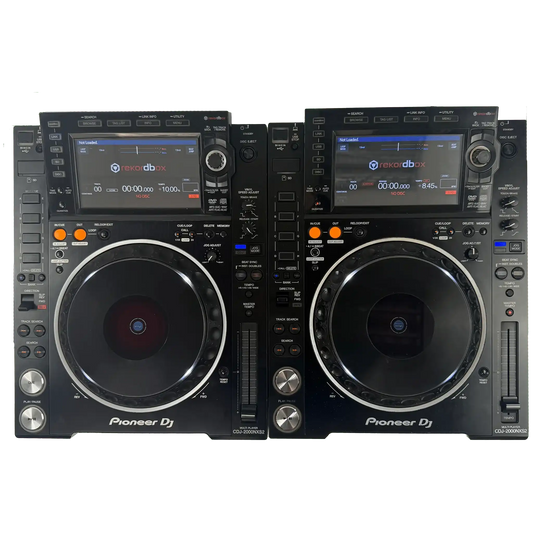 Pioneer CDJ 2000 NXS2 Pair - Professional DJ Media Players - Turntable Trader
