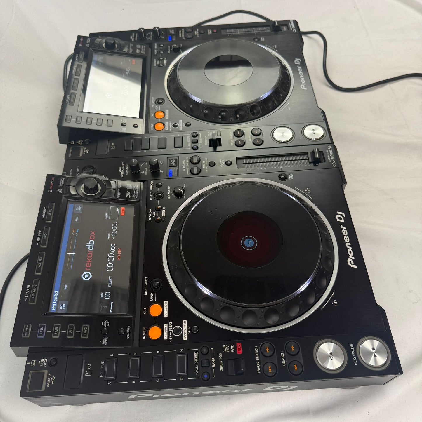 Pioneer CDJ 2000 NXS2 Pair - Professional DJ Media Players - Turntable Trader