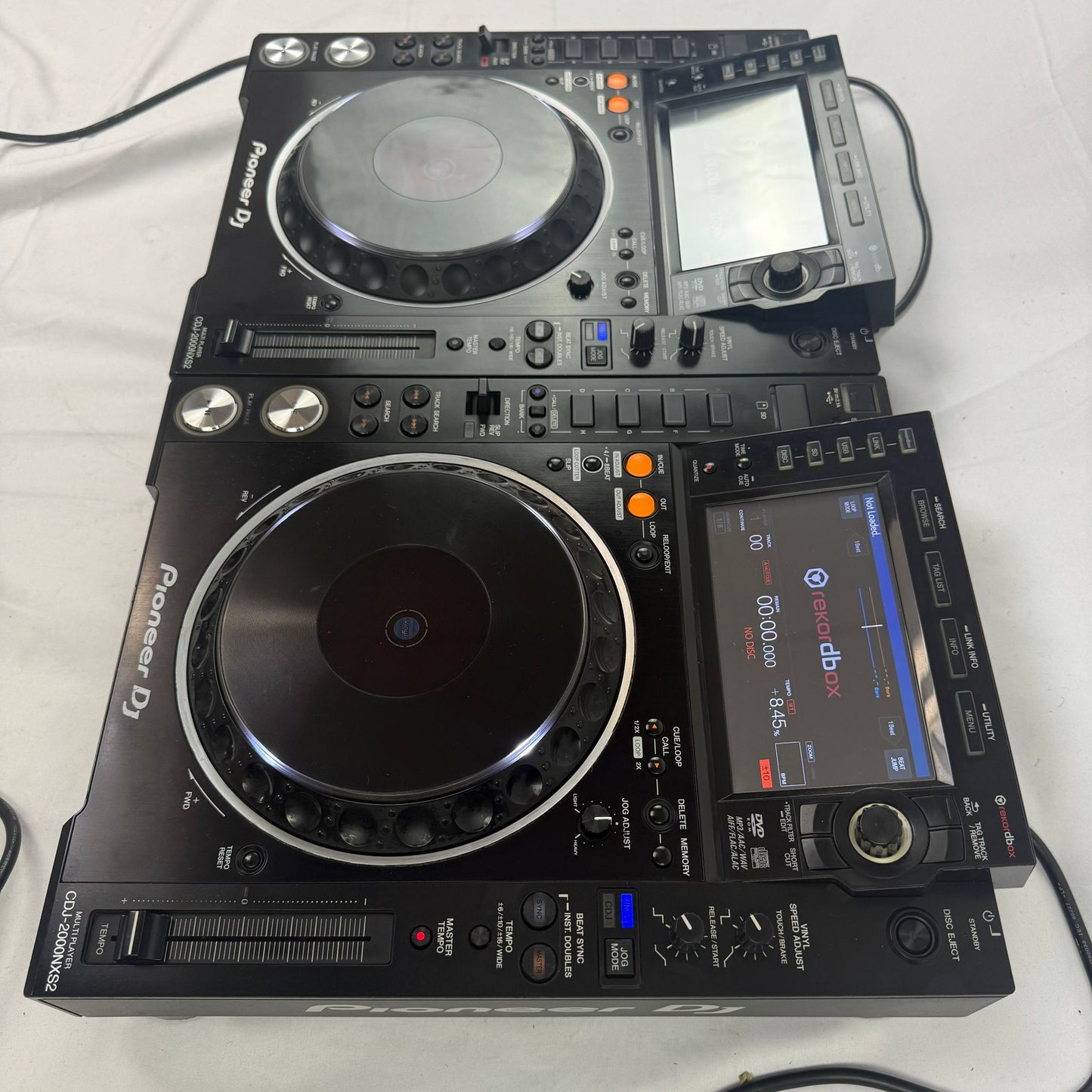 Pioneer CDJ 2000 NXS2 Pair - Professional DJ Media Players - Turntable Trader