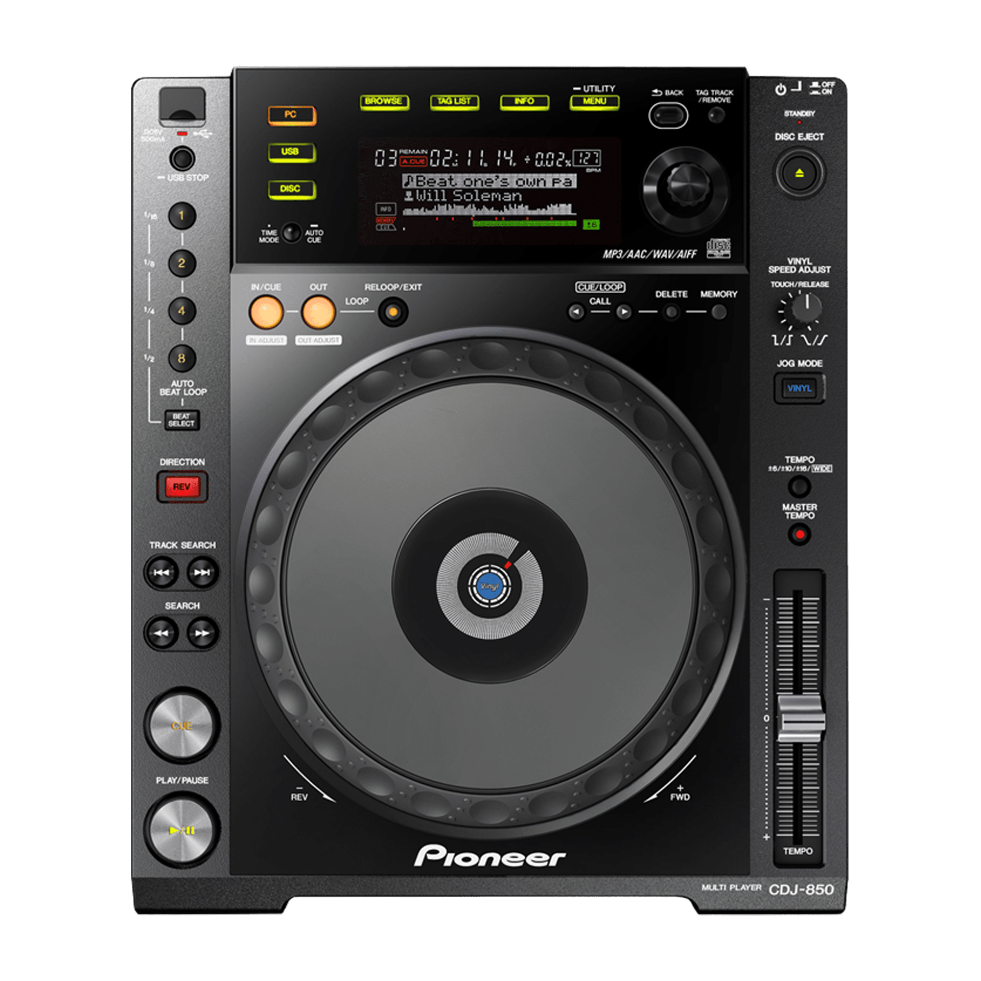 Pioneer CDJ 850 K DJ Media Player | Turntable Trader – Turntable