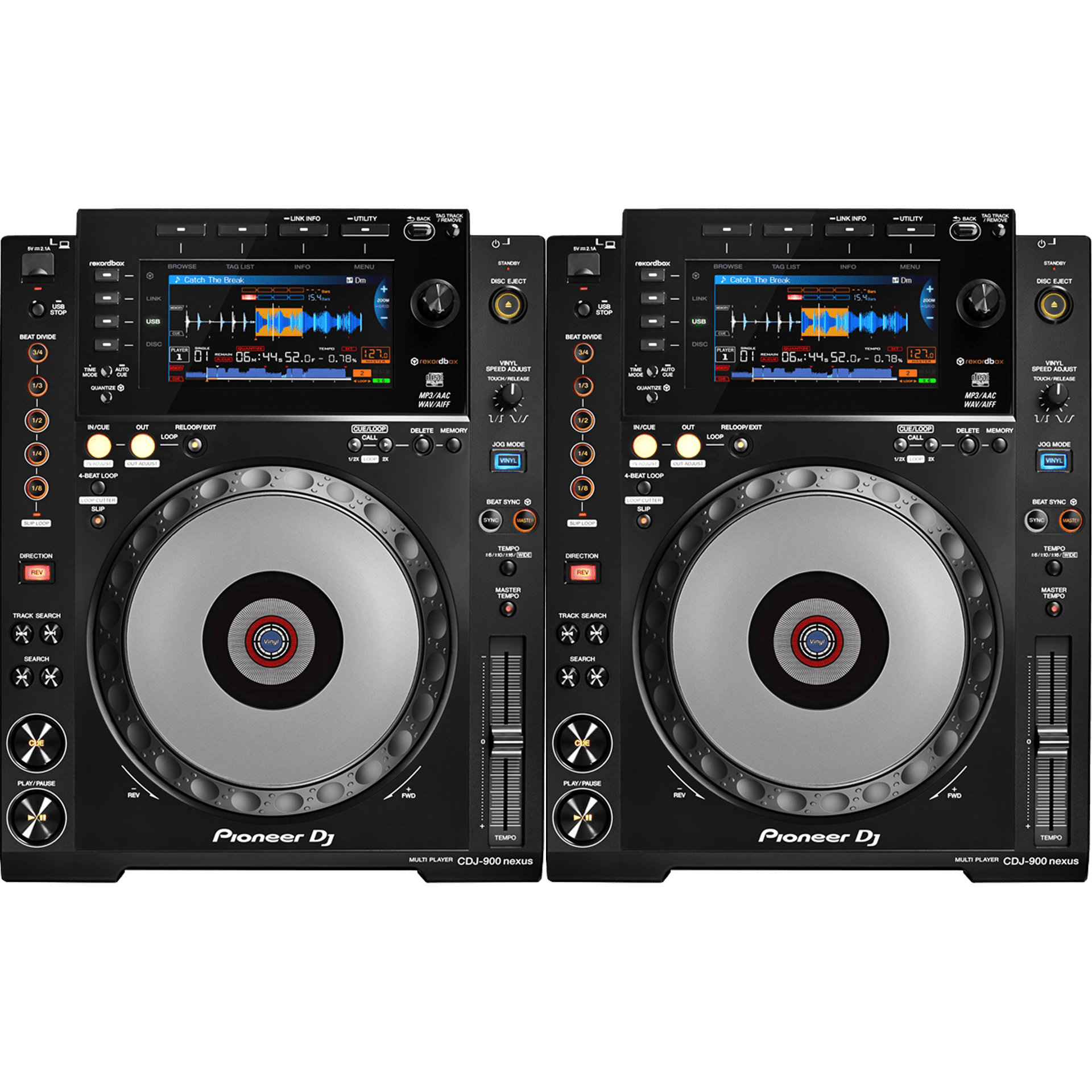 2x Pioneer CDJ 900 Nexus Pair NXS - FREE 24H Shipping – Turntable