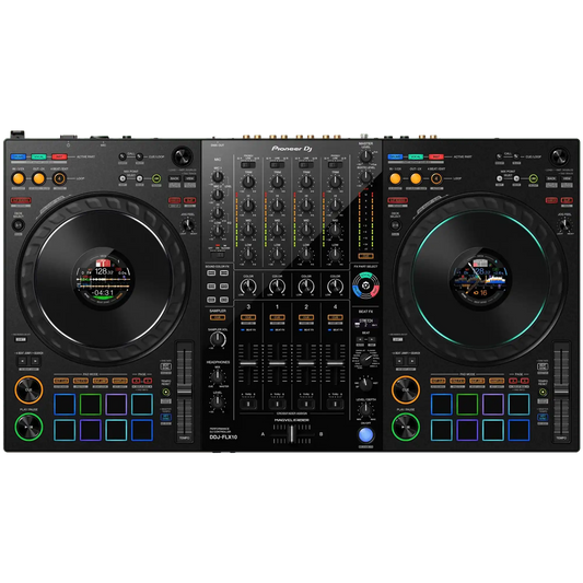 Pioneer DDJ FLX 10 - 4 Channel Professional DJ Controller - Turntable Trader