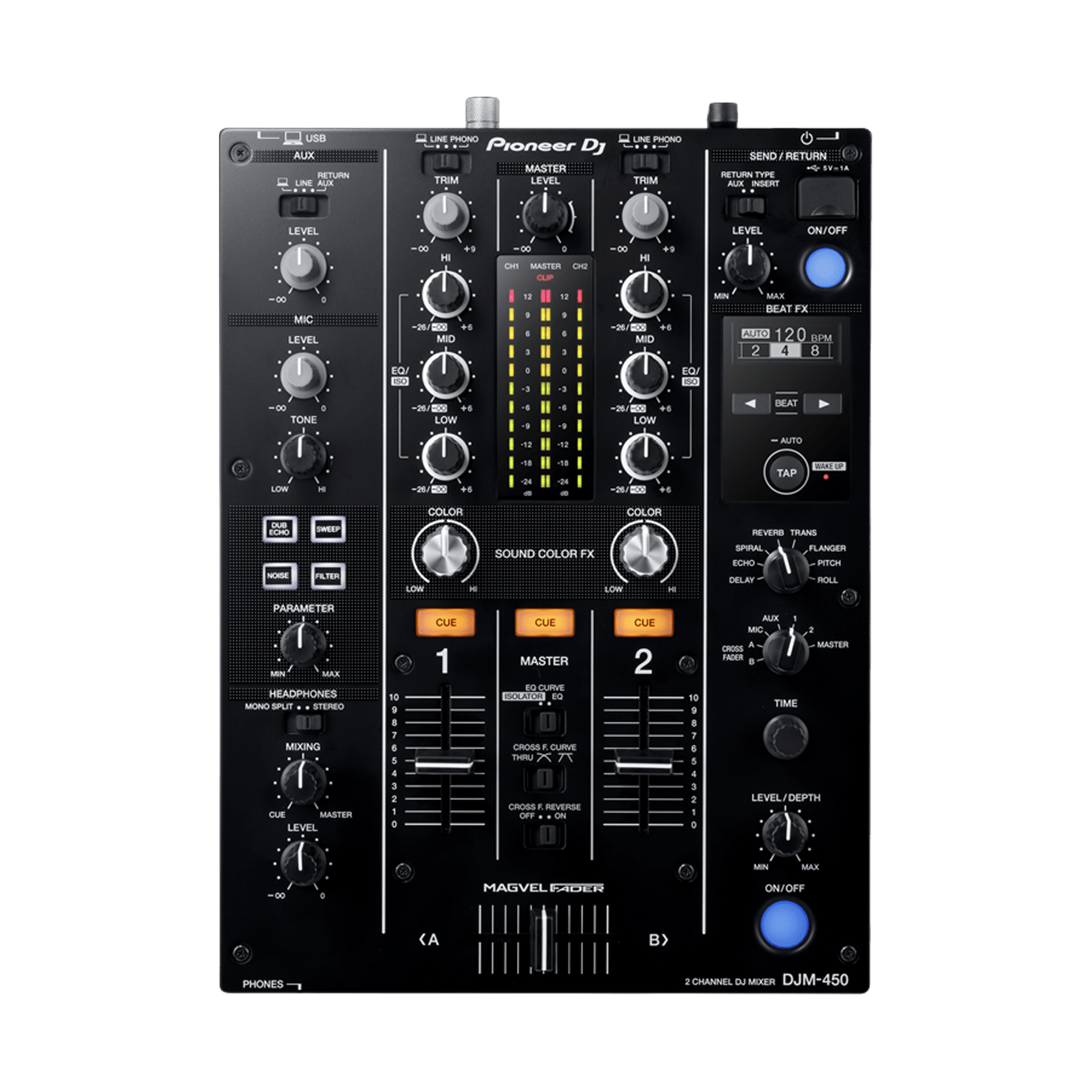 Pioneer DJ DJM 450 2 Channel DJ Mixer | Turntable Trader