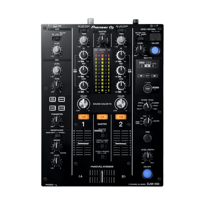 Pioneer DJ DJM 450 - Professional 2-Channel DJ Mixer