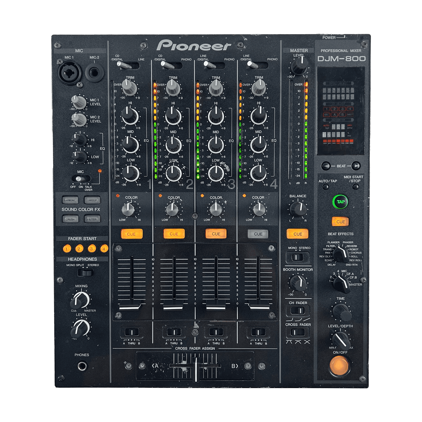 Pioneer DJ DJM 800 - Professional 4 - Channel DJ Mixer - Turntable Trader