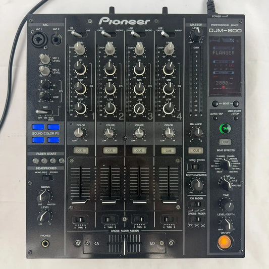 Pioneer DJ DJM 800 - Professional 4 - Channel DJ Mixer - Turntable Trader