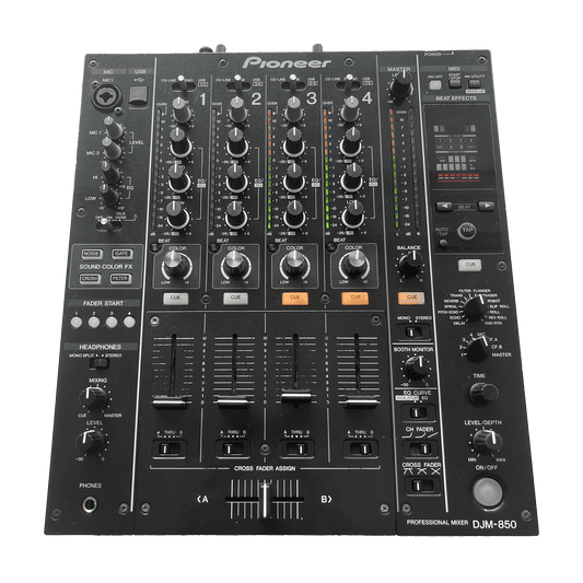 Pioneer DJM - 850 - Professional 4 - Channel DJ Mixer - Turntable Trader