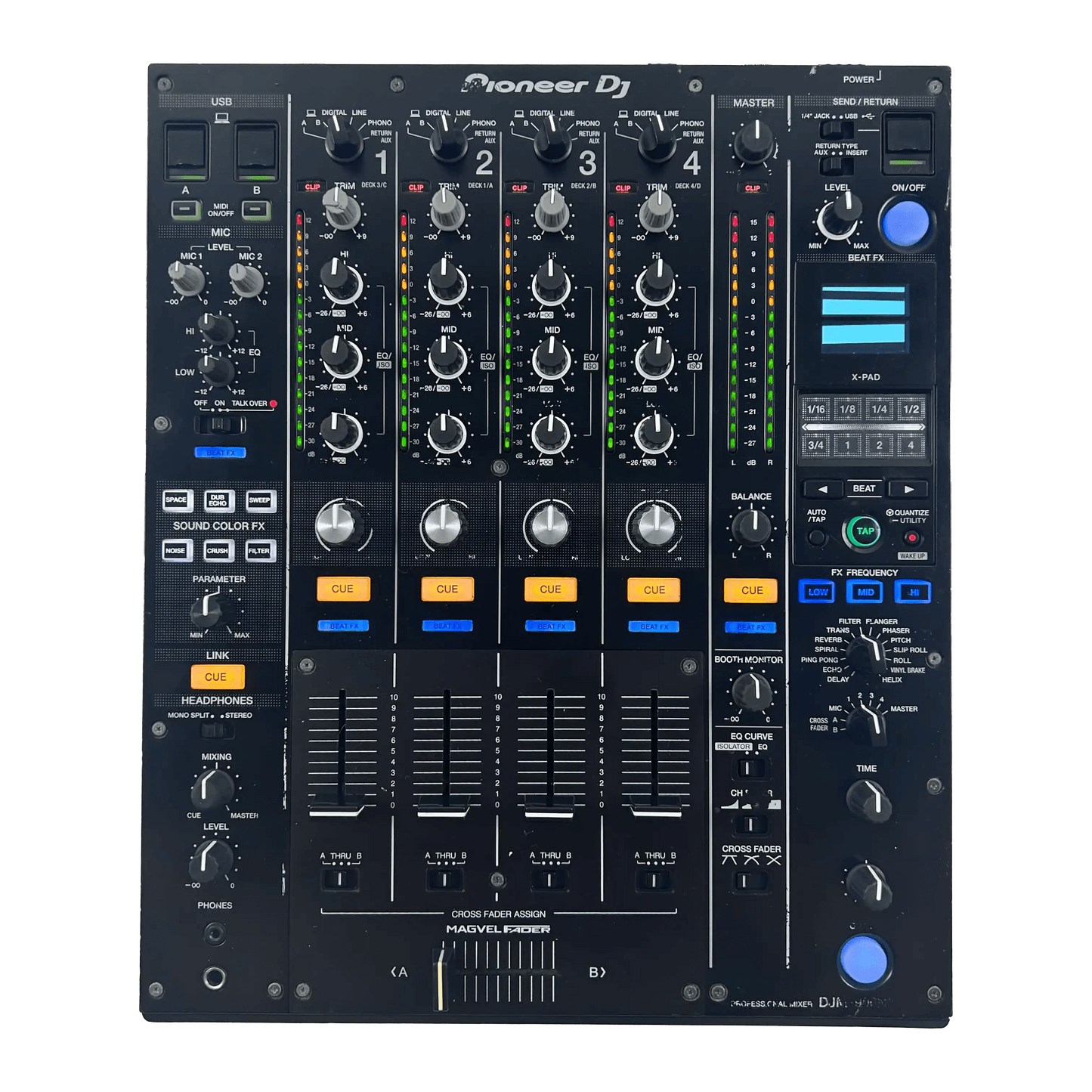 Pioneer DJM 900NXS2 - Professional 4 Channel DJ Mixer - Turntable Trader