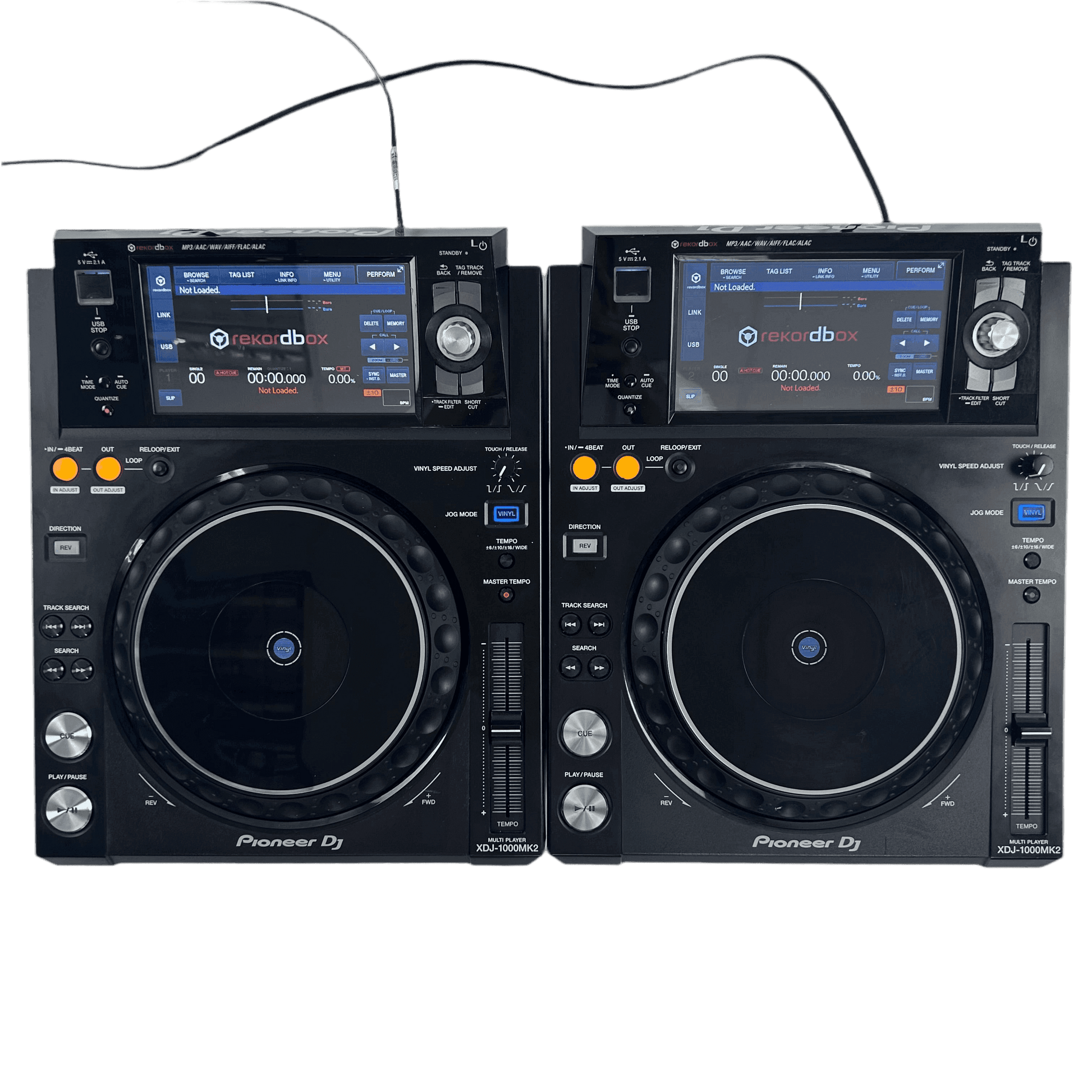 Pioneer XDJ 1000 MK2 Pair - Professional DJ Media Players - Turntable Trader