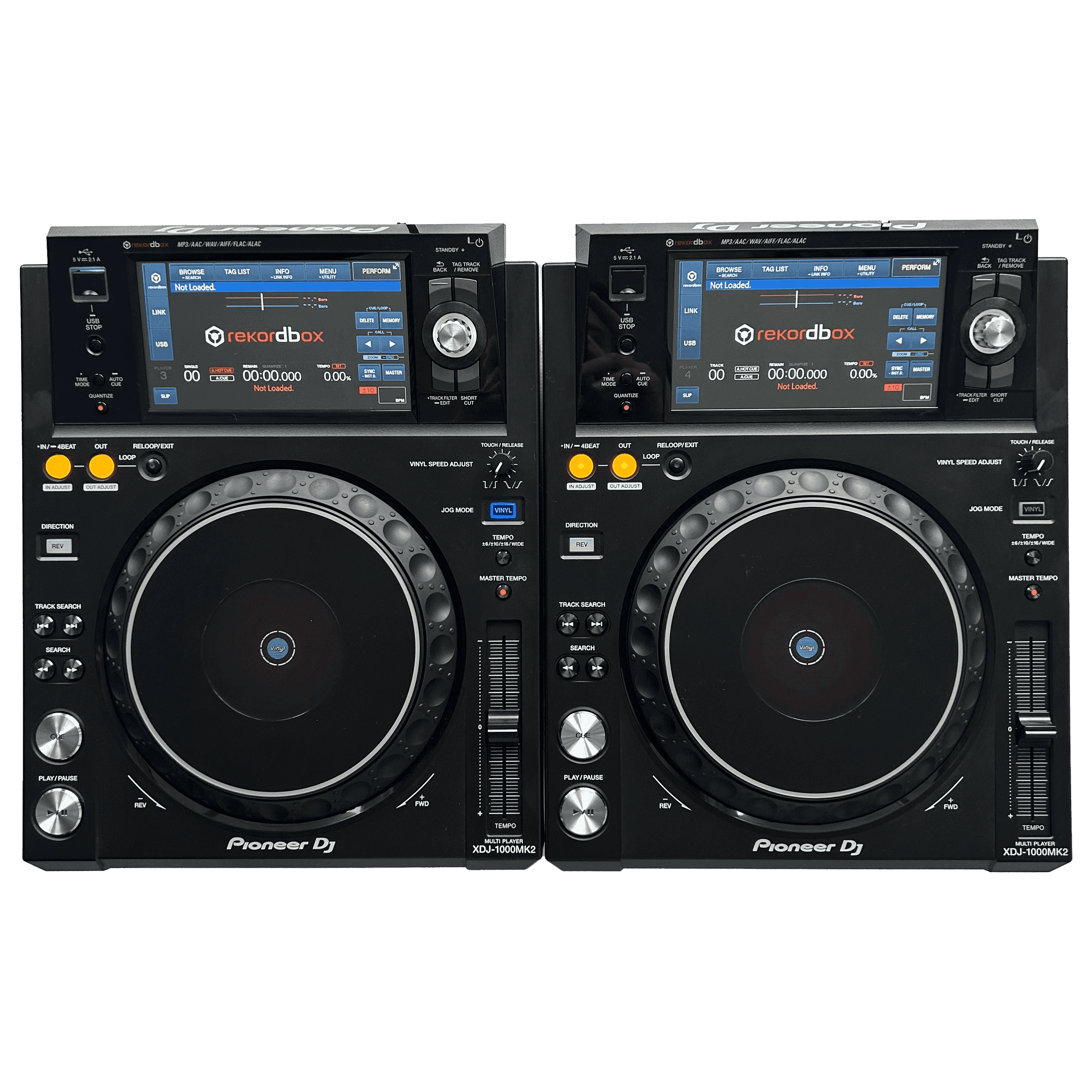 XDJ1000mk2 2台セット Pioneer XDJ 1000 MK2 Pair Media Players - FREE 24H Shipping
