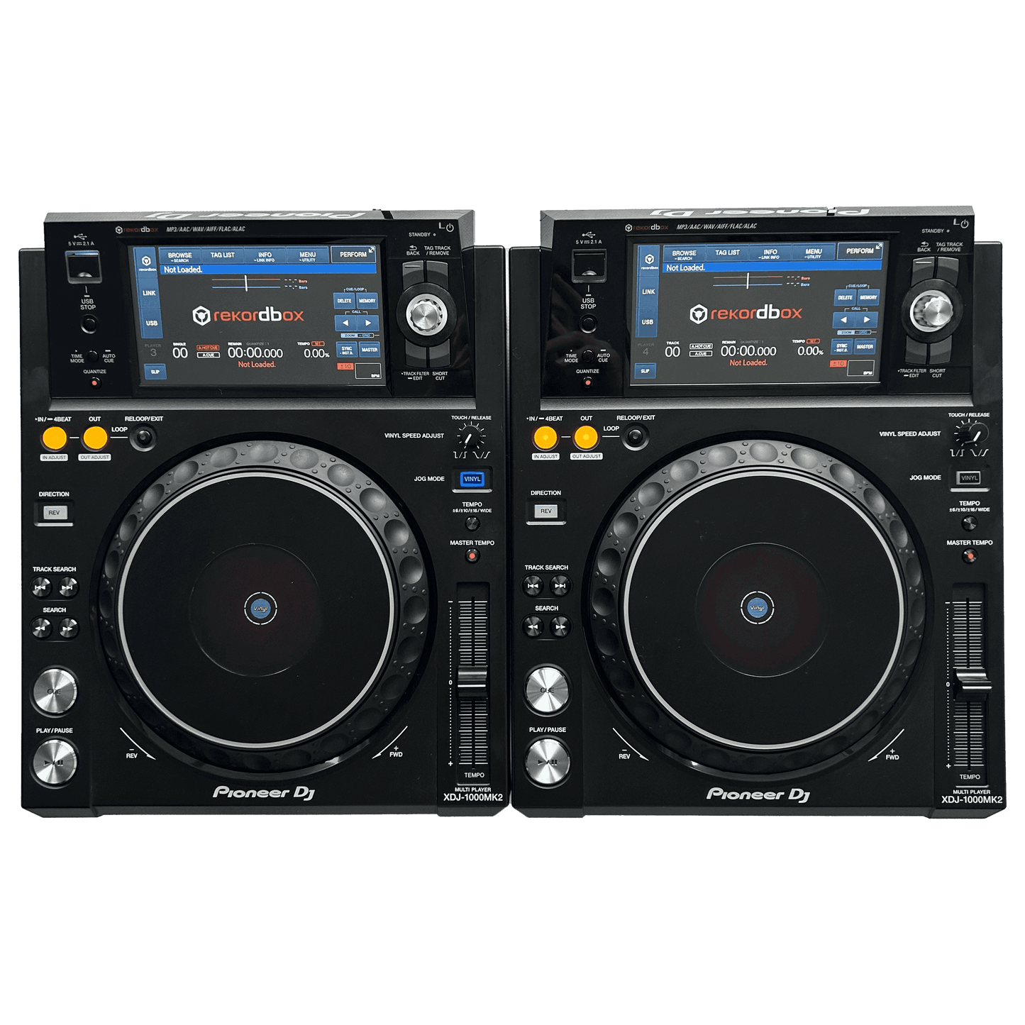 Pioneer XDJ 1000 MK2 Pair - Professional DJ Media Players - Turntable Trader