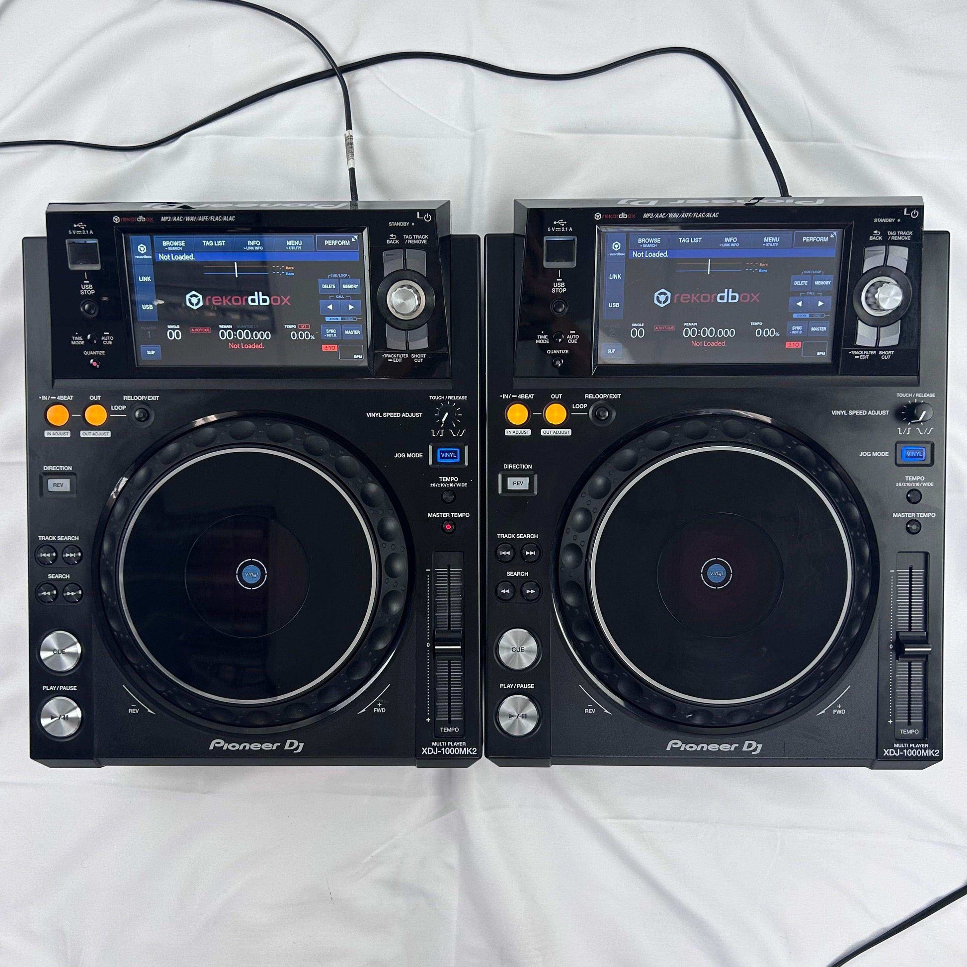 Pioneer XDJ 1000 MK2 Pair - Professional DJ Media Players - Turntable Trader