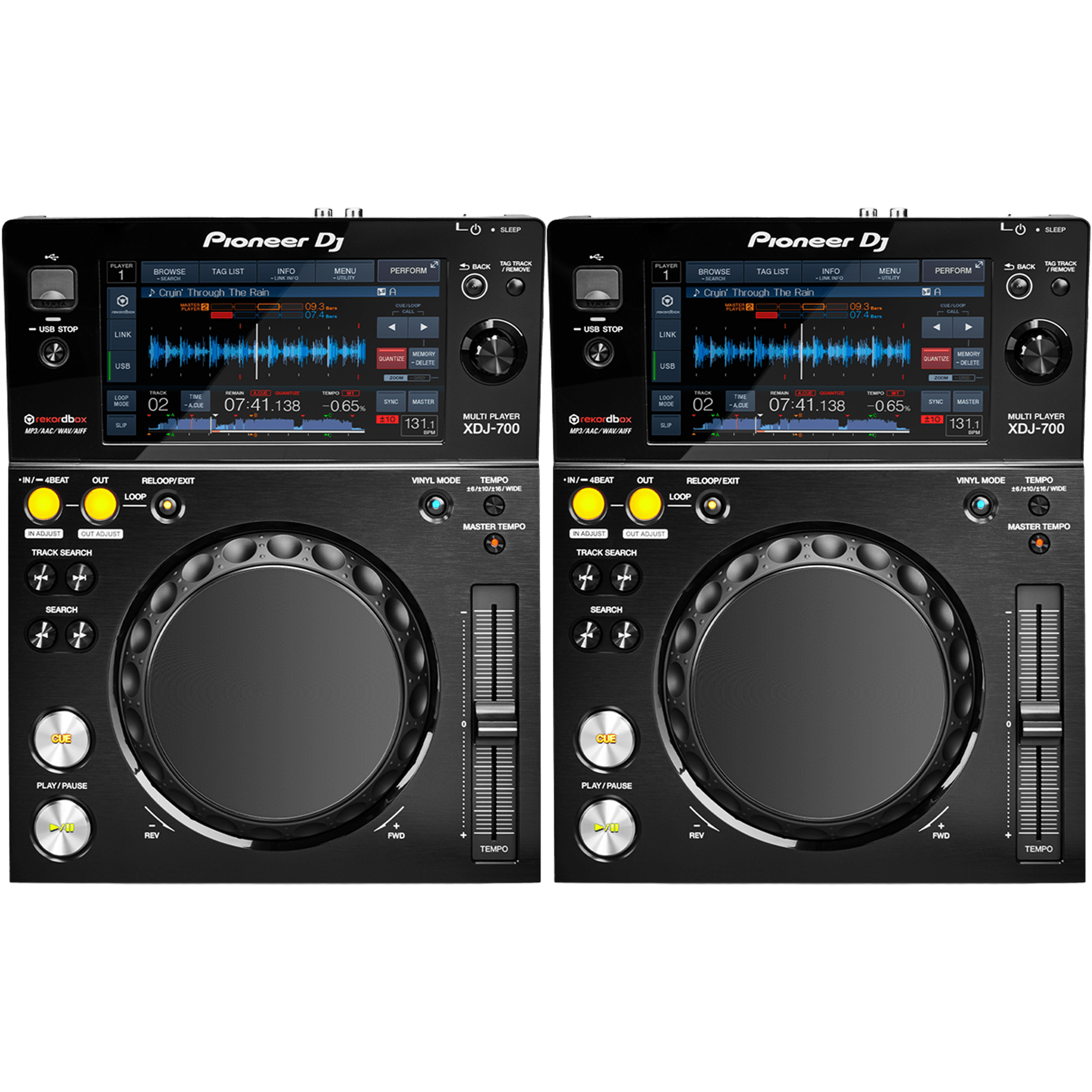 デイテル・ジャパン DJ-PXPAM-BK Pioneer XDJ 700 Pair DJ Players - FREE 24H Shipping – Turntable