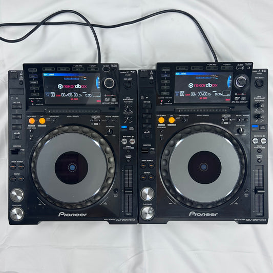 Pioneer CDJ 2000 Nexus Pair NXS - Professional DJ Media Players