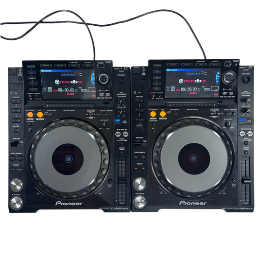 Pioneer CDJ 2000 Nexus Pair NXS - Professional DJ Media Players