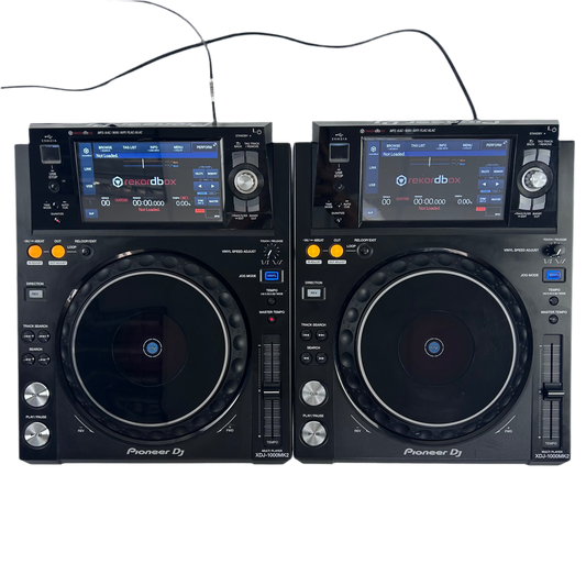 Pioneer XDJ 1000 MK2 Pair - Professional DJ Media Players