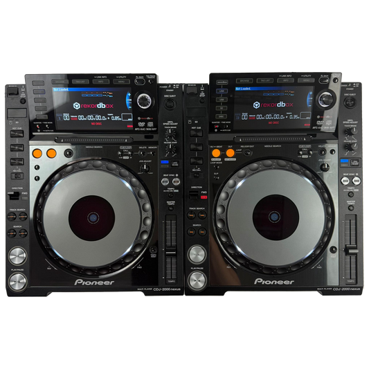 Pioneer CDJ 2000 Nexus Pair NXS - Professional DJ Media Players