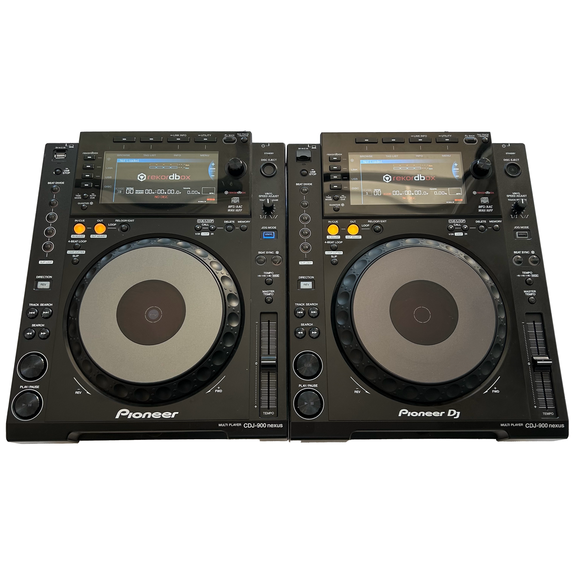 2x Pioneer CDJ 900 Nexus Pair NXS - Turntable Trader 