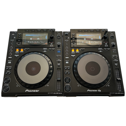 2x Pioneer CDJ 900 Nexus Pair NXS - Turntable Trader 