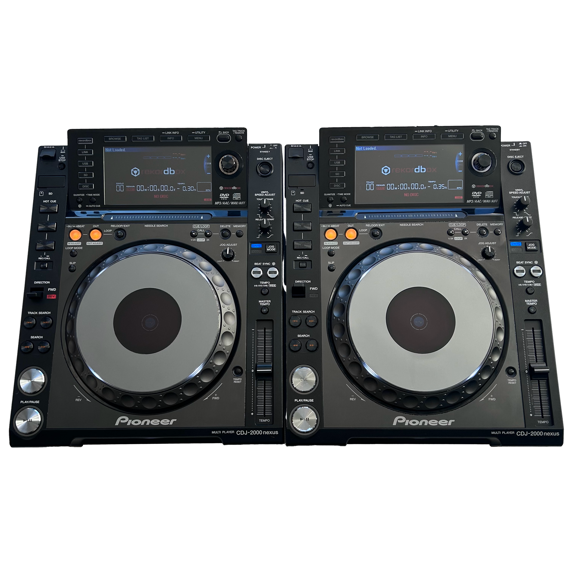 2x Pioneer CDJ 2000 Nexus (NXS 2000nexus, Pair) - Turntable Trader 