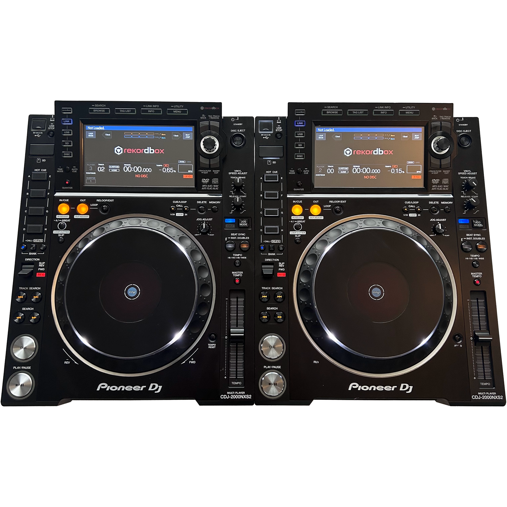 2x Pioneer CDJ 2000NXS2 Nexus2 NXS 2 Pair - Turntable Trader 