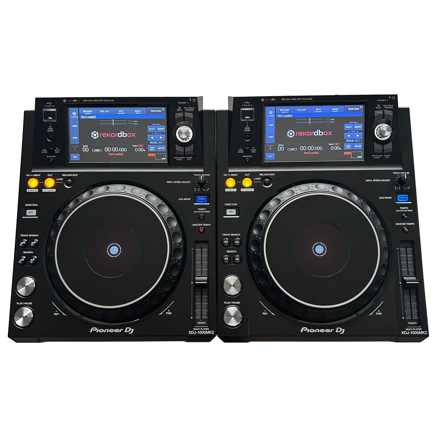 2x Pioneer XDJ 1000MK2