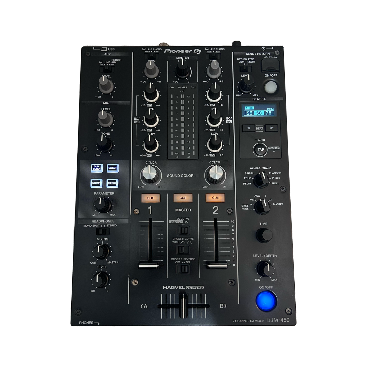 Pioneer DJM 450 & Decksaver