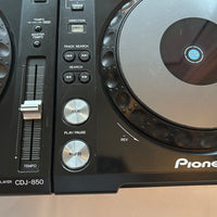 Pioneer CDJ 850-K Pair - Professional DJ Media Players - Turntable Trader 