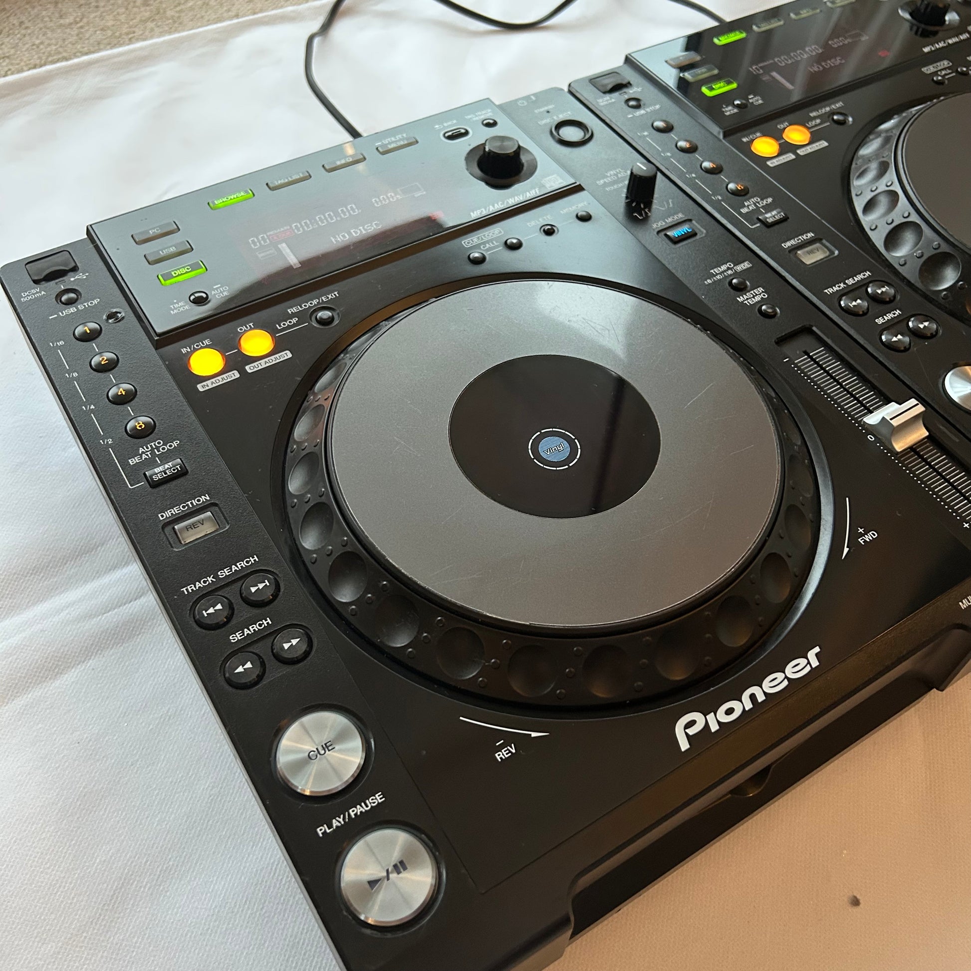 Used Pioneer CDJ 850-K Pair - Professional DJ Media Players for sale at Turntable Trader – Refurbished DJ Equipment