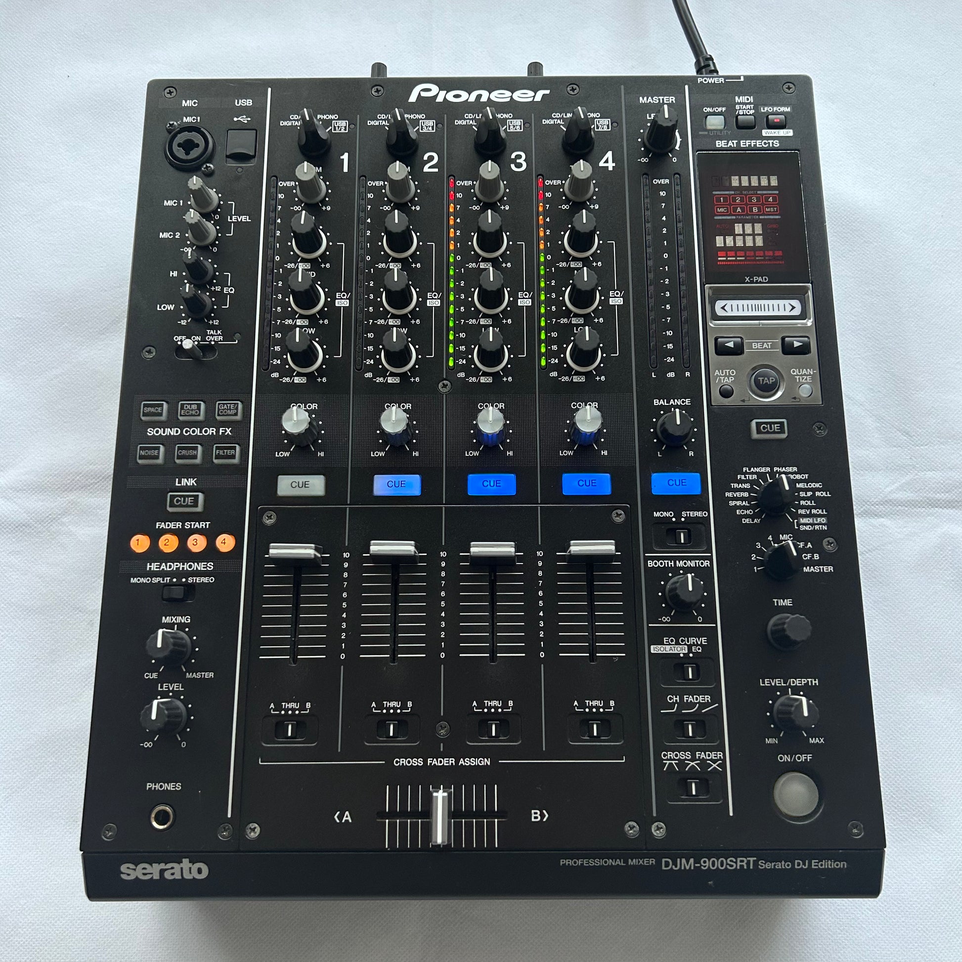 Pioneer DJ DJM 900 SRT — профессиональный 4-канальный DJ-микшер для Serato — Turntable Trader