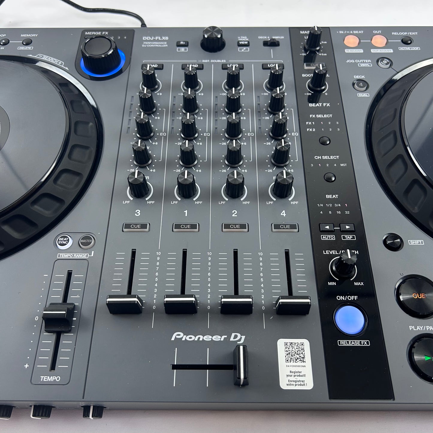 Pioneer DDJ FLX6 GT - 4 Channel DJ Controller
