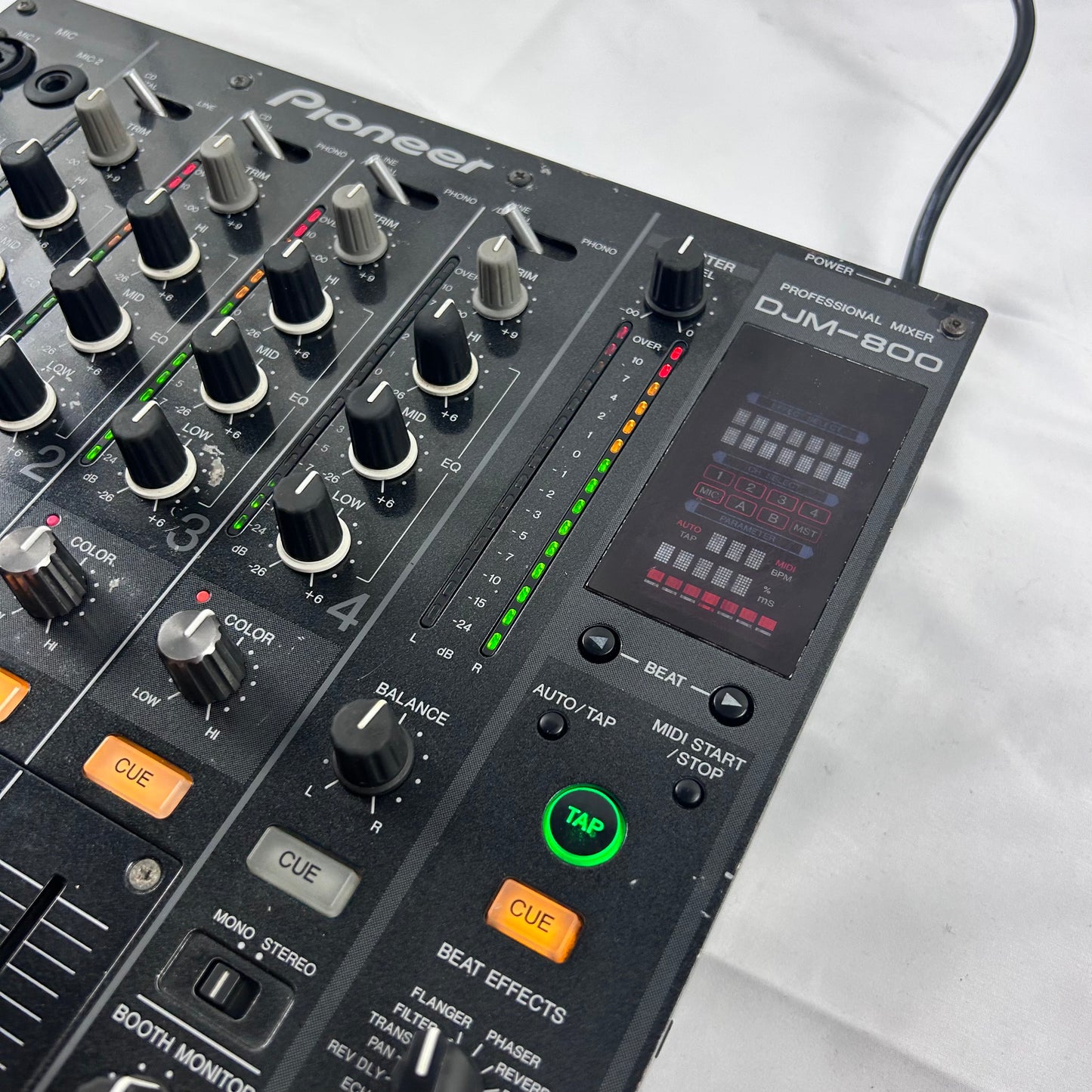 Pionner DJM-800 DJ mixer ミキサー DJM-800 (archived) 4-channel high-end digital mixer (black