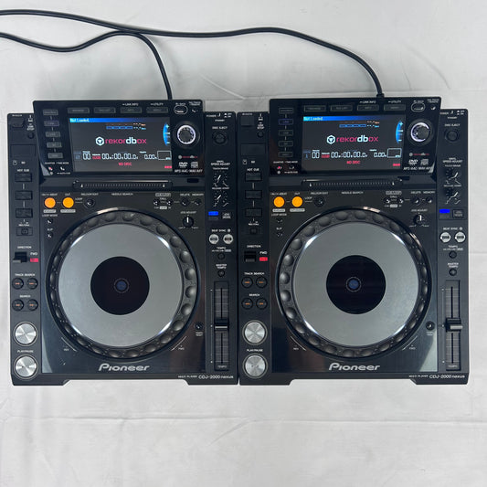 Pioneer CDJ 2000 Nexus Pair NXS - Professional DJ Media Players